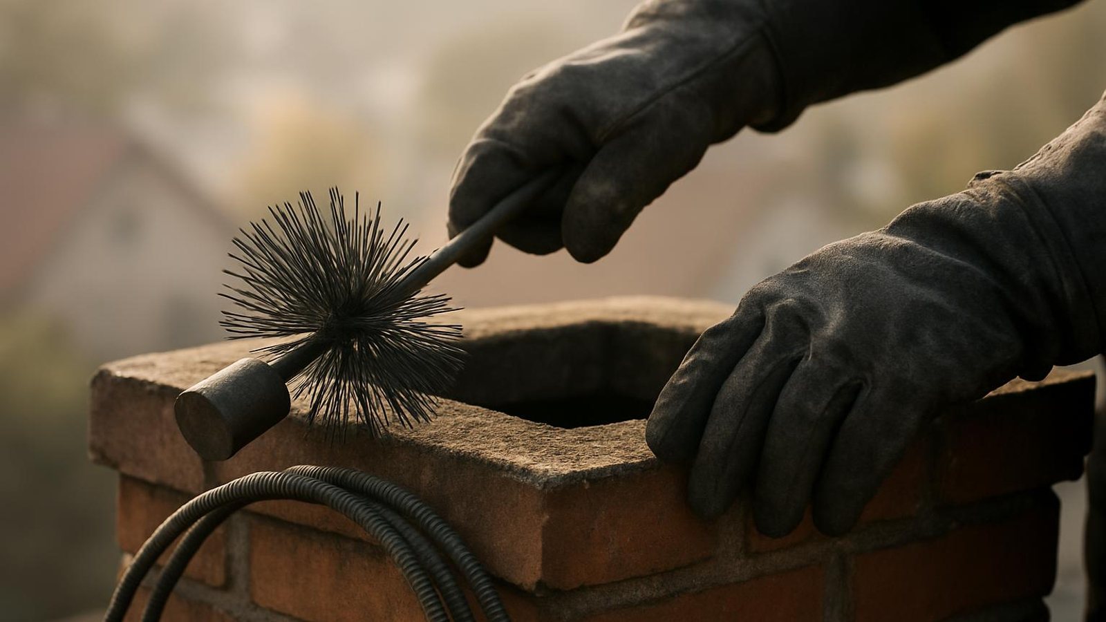 Practical chimney sweep & inspection in McDonough
